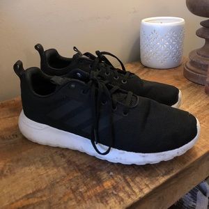 Addidas black cloud foam athletic shoes